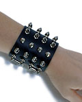 4-row spike wristband