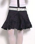 swirl mini skirt (M)