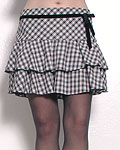 b&w plaid mini (S)