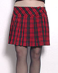 plaid skirt (M)
